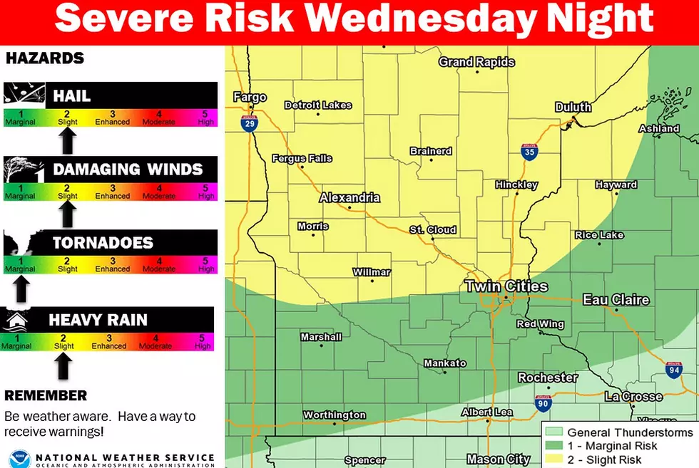 Strong Storms, Excessive Rain Possible Wednesday