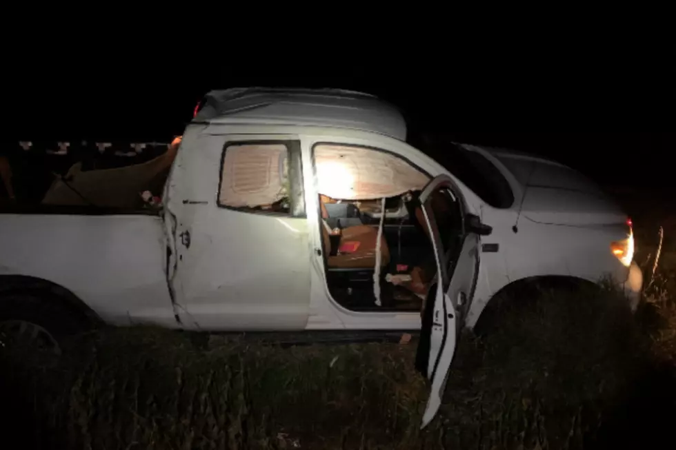 Man Rolls Pickup After Swerving to Avoid a Deer