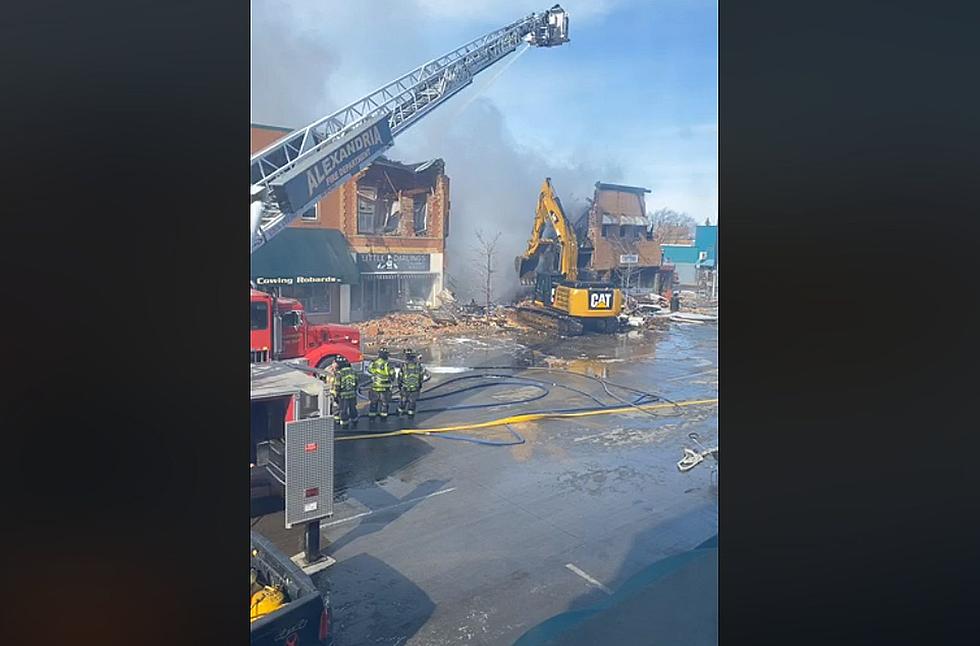 Clean-Up Continues in Downtown Alexandria Following Fire