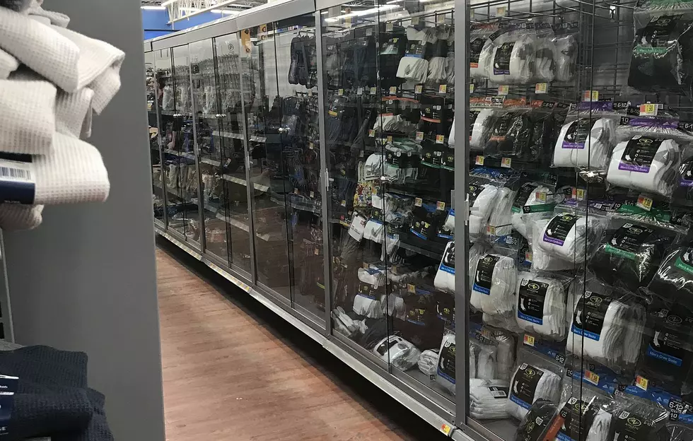 Socks, Underwear Locked Behind Glass At St. Cloud Walmart