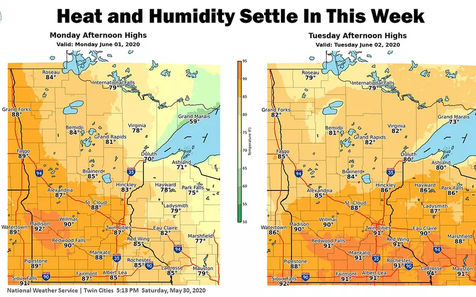 Hot, Humid Weather Arrives for First Week of June
