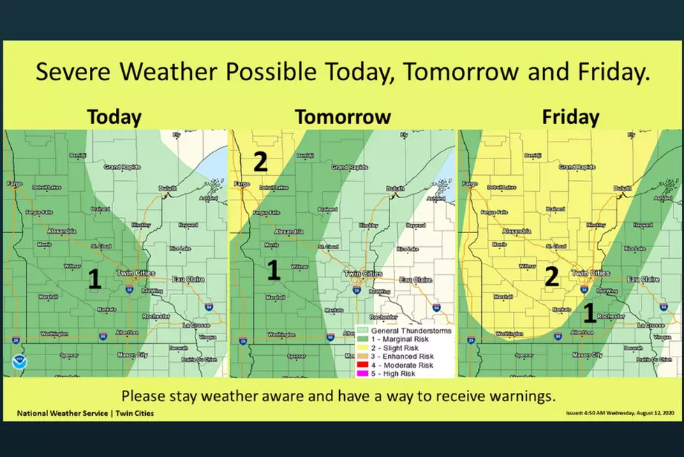 Storms Possible Over Next Few Days