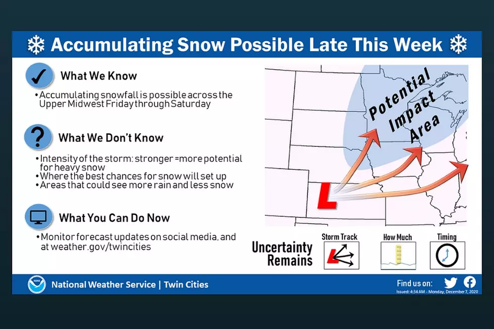 Snow Possible Late this Week