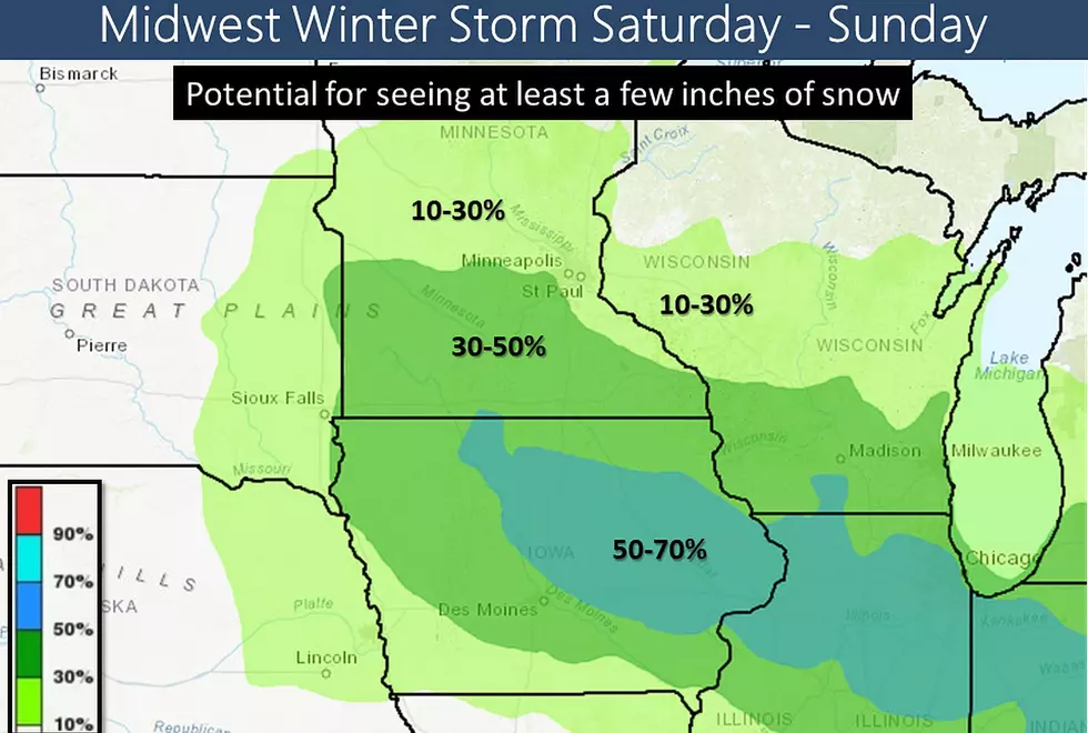 Weather System Could Bring Snow to Midwest this Weekend