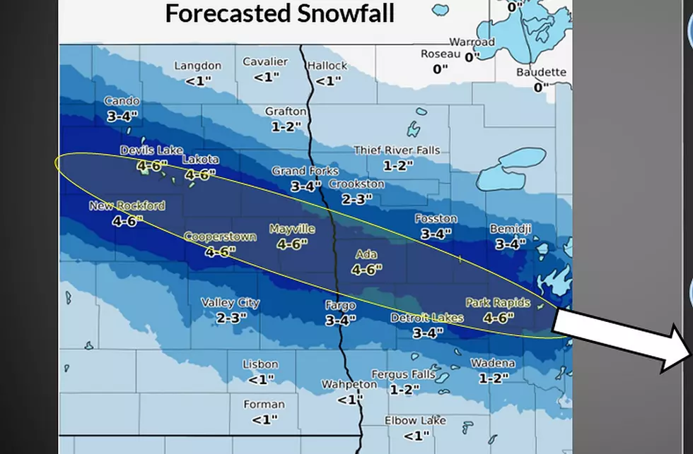 Several Inches of Snow Expected North of St. Cloud