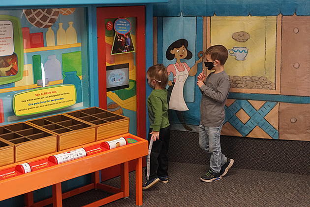 Curious Kids Exploring Temporary Exhibit at Children&#8217;s Museum