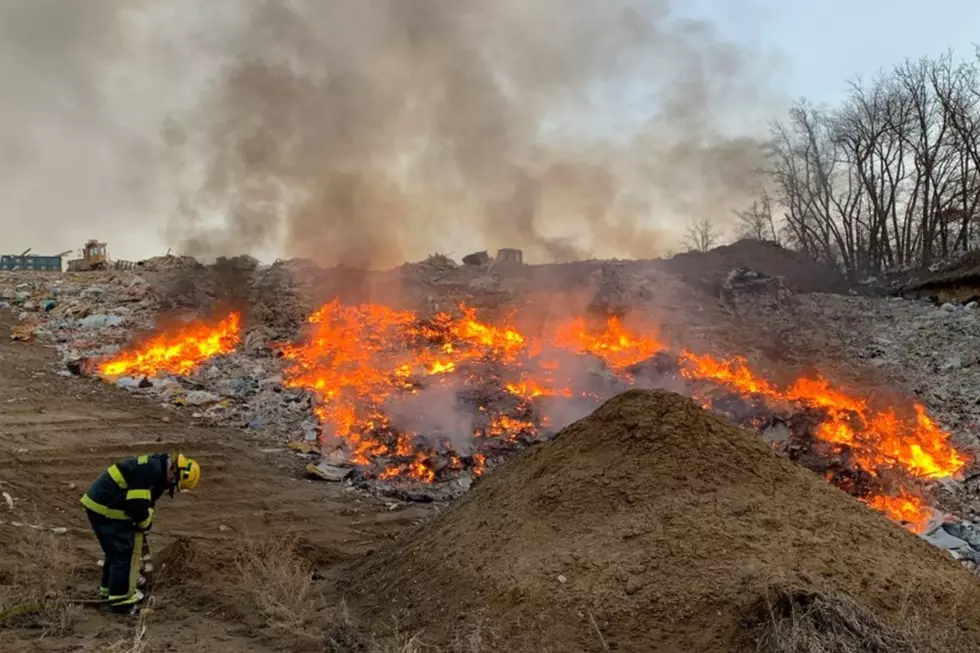 Multiple Fire Crews Battle Landfill Fire Near Cold Spring