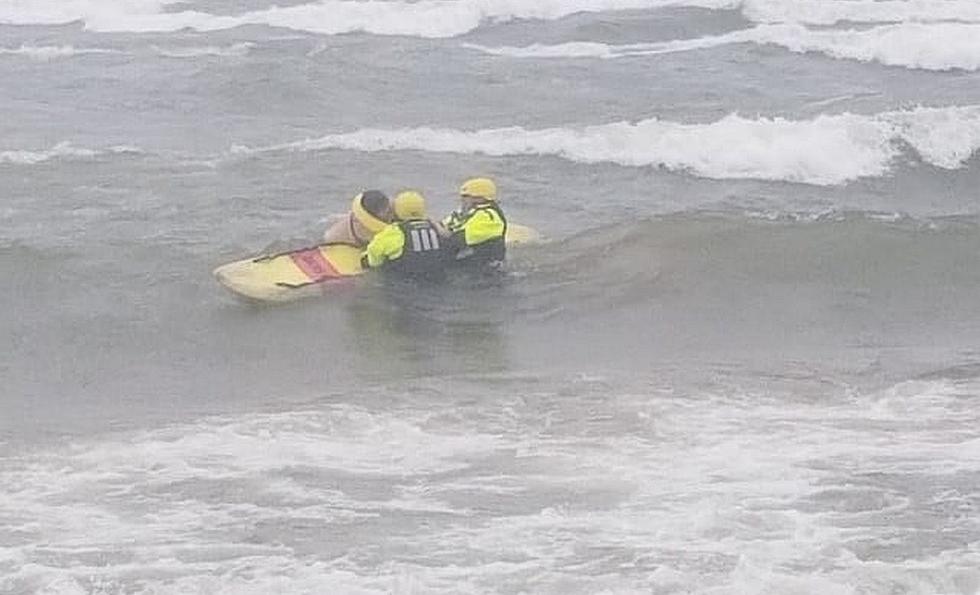 Rip Current Pulls Swimmer 200 Yards from Shore