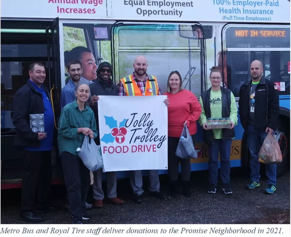 Jolly Trolley Food Drive’s Goal for This Year’s Event