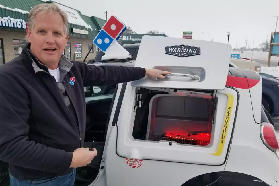 Custom-Built Car Delivering Domino’s Pizza in Becker