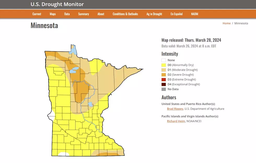 Late March Snowfall Helps Ease Drought Conditions in Central MN