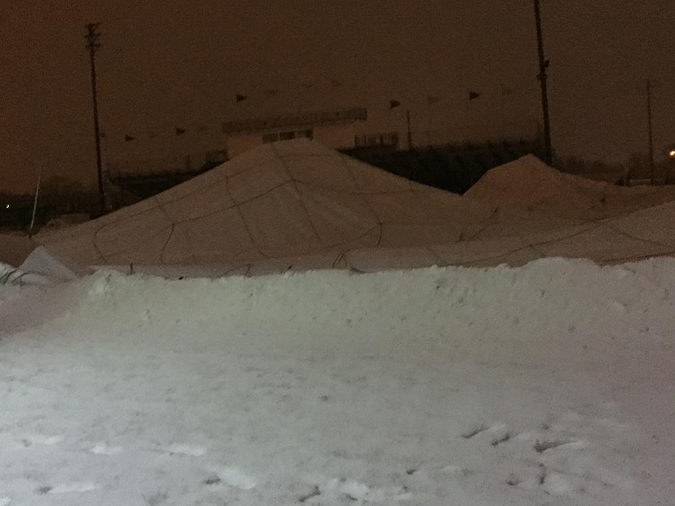 Dome at Hononegah High School Collapses in Snow Storm