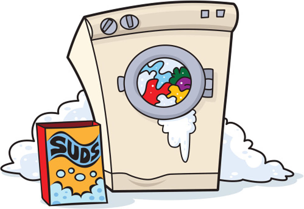 Laundry Checklist: Washing Machine, Bricks, Trampoline