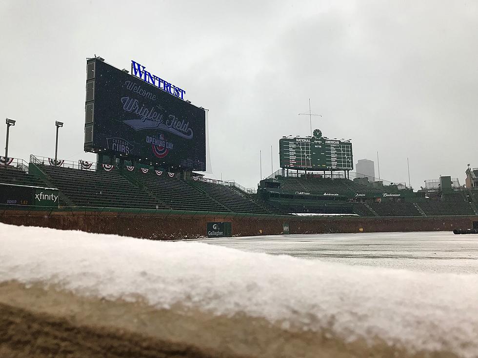 Cubs Players Enjoy The Snow And The Day Off