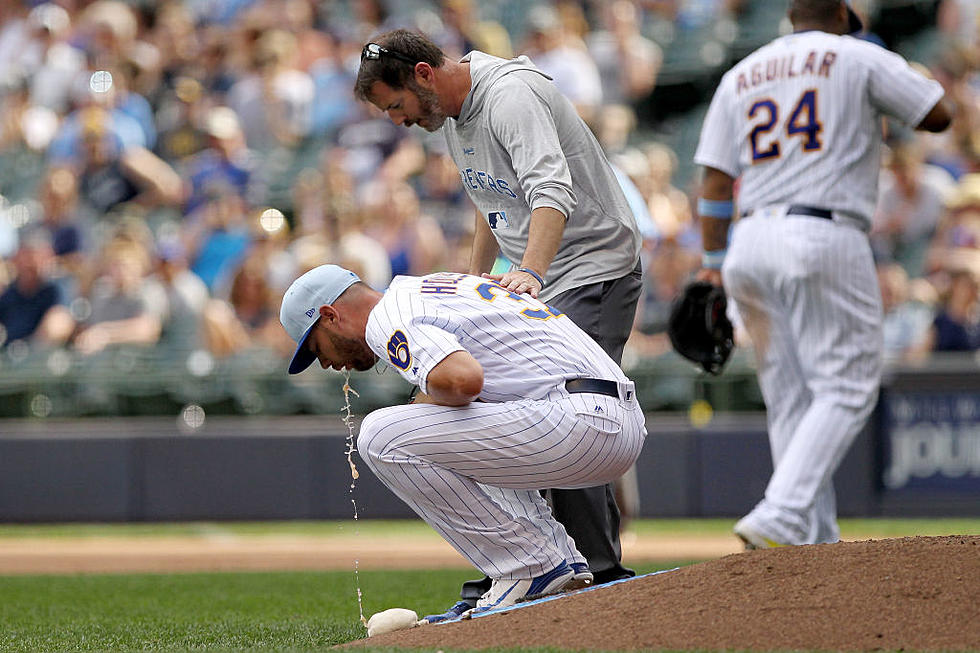 The Brewers Spent The Weekend Vomiting All Over The Field. Literally.