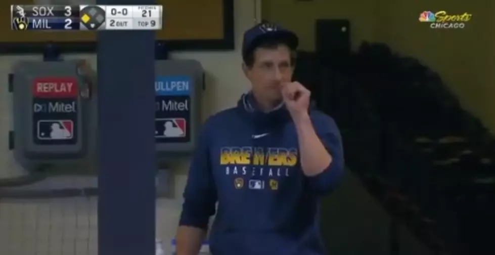 Brewers Manager Caught Picking Nose On Camera