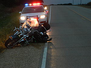 Area Man Seriously Hurt in Rural Motorcycle Accident