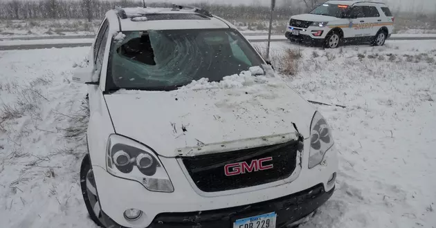 Cedar Falls Woman Hurt When SUV Slides Off Highway