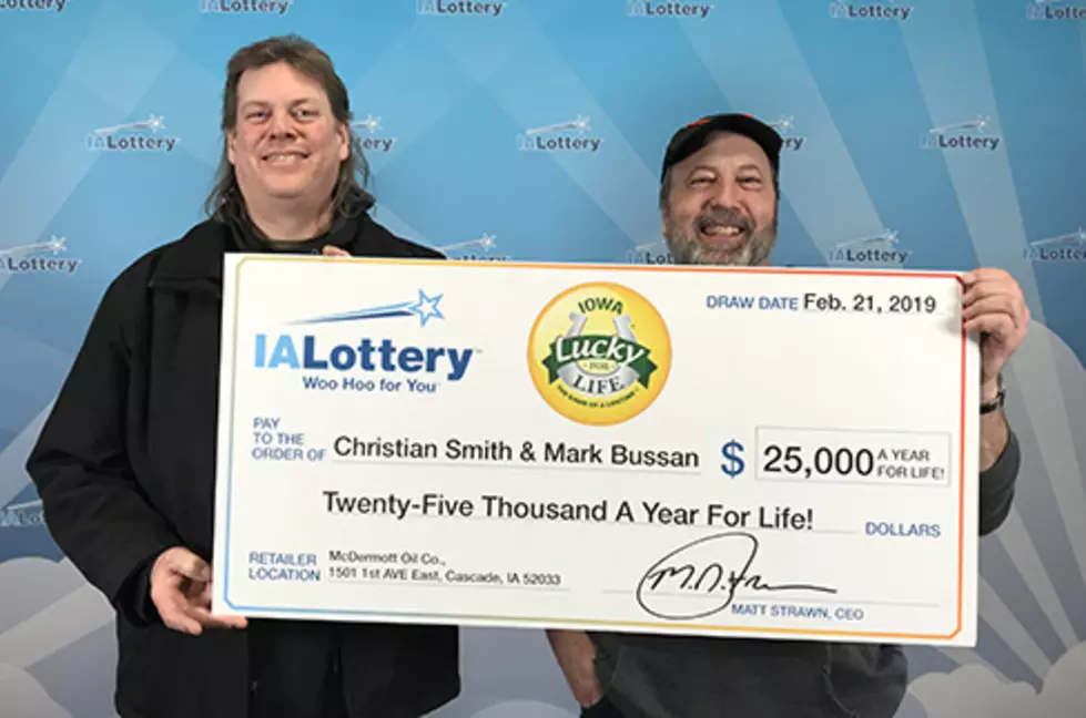 Northeast Iowa Friends Split Lifelong Lottery Win