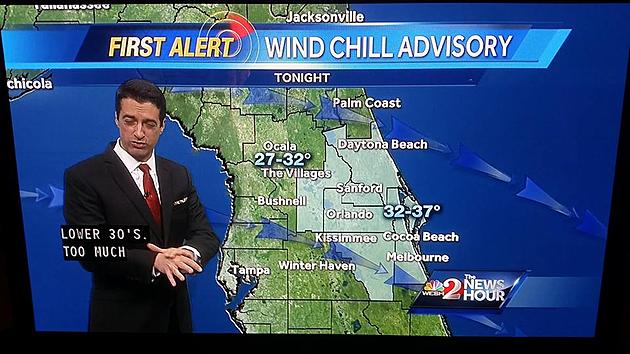 Florida&#8217;s Wind Chill Advisory