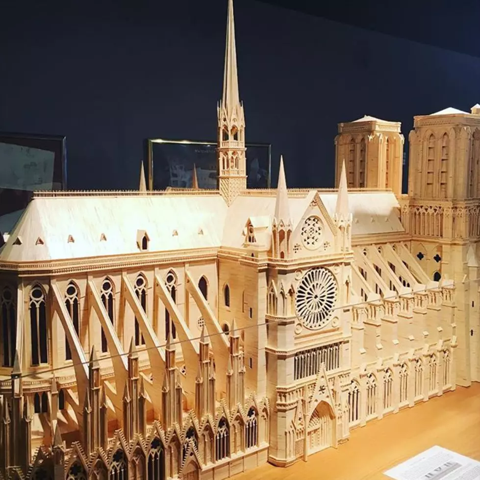 Iowa Museum Includes Notre Dame Cathedral Made of Matchsticks