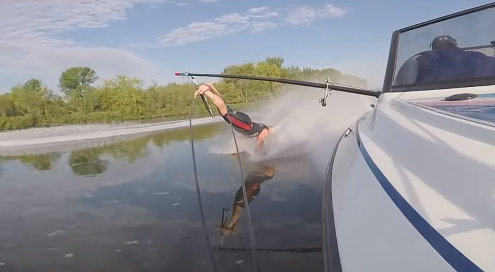 Iowa Native Water-Skis on Bare Hands for More Than Mile on Cedar River [WATCH]