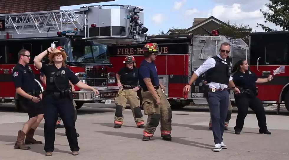 Coralville Fire & Police Departments Join Video Challenge [WATCH]