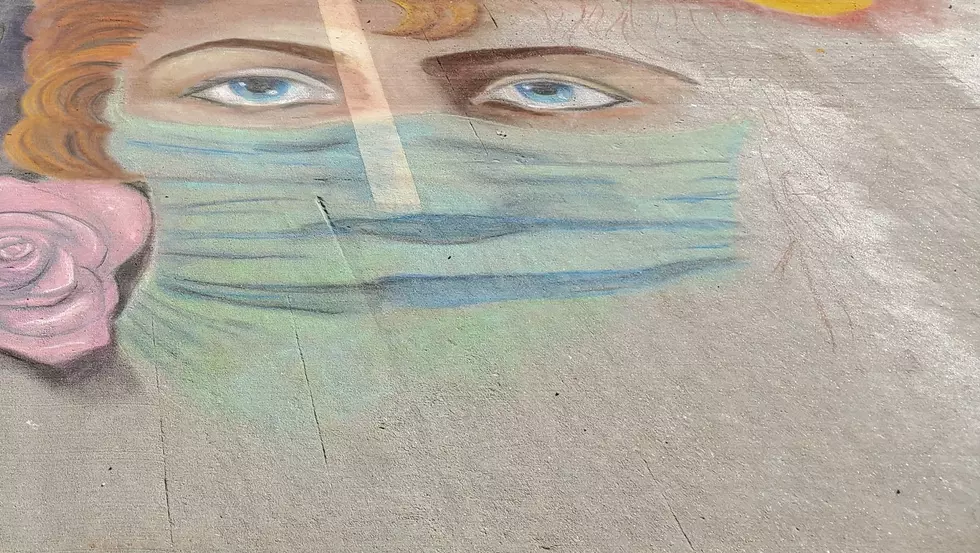 C.R. Artists' Chalk Murals Salute Health Workers [PHOTOS]