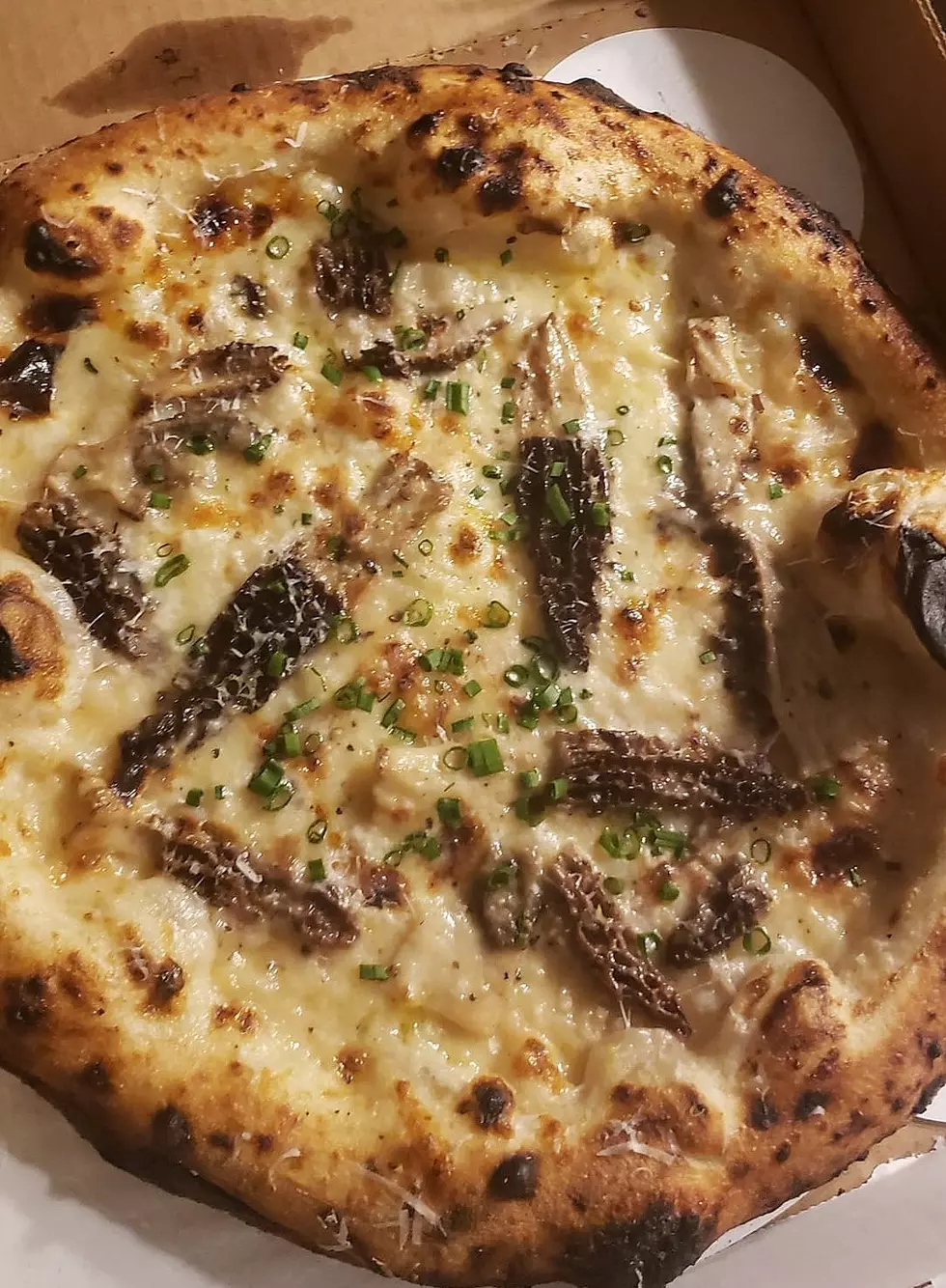 A Mount Vernon Restaurant is Selling Morel Mushroom Pizza
