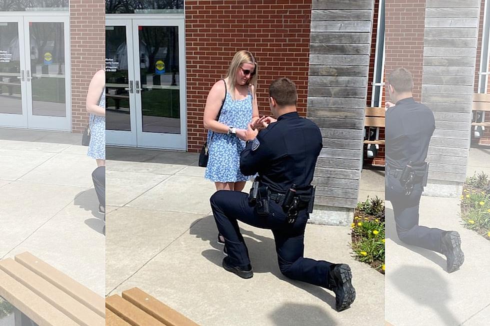 Iowa Police Officer Pops Question Before Getting Sworn In