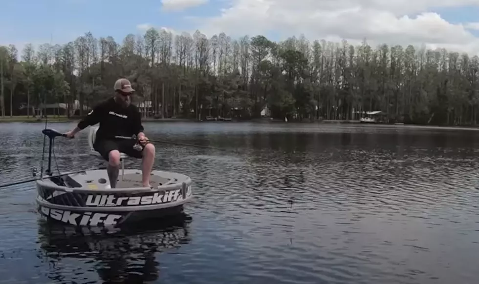 The Round Boat That Is Also a Portable Fishing Platform [VIDEO]