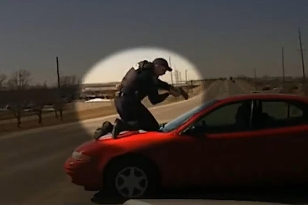 Incredible Video Shows Iowa Police Officer On Car Roof During Chase [WATCH]