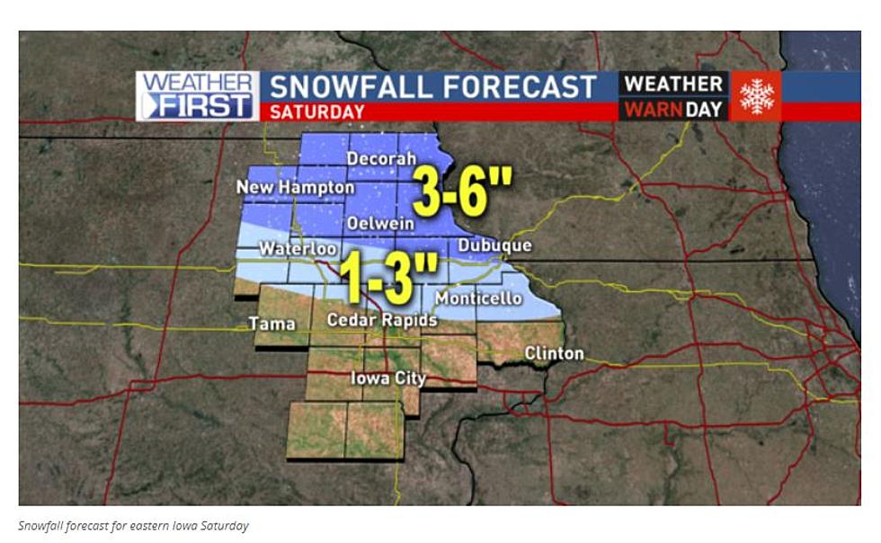 Winter Returns to Iowa This Weekend