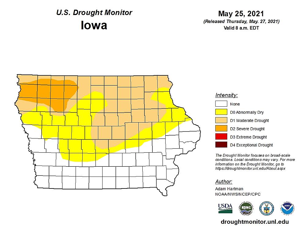 Have the Recent Rainy Days Ended the Iowa Drought? Not Exactly