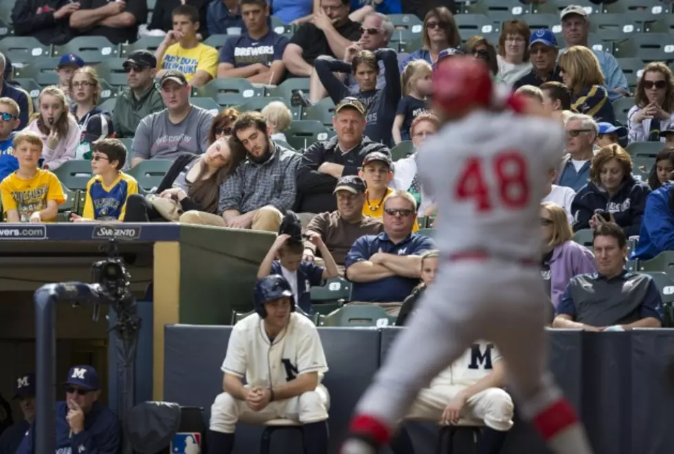 Baseball Commentators Make Fun Of Sleeping Fan