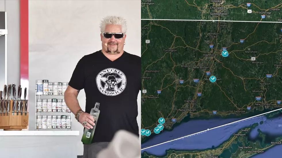 A Map of Connecticut Restaurants Featured on Food Network’s ‘Diners, Drive-Ins and Dives’