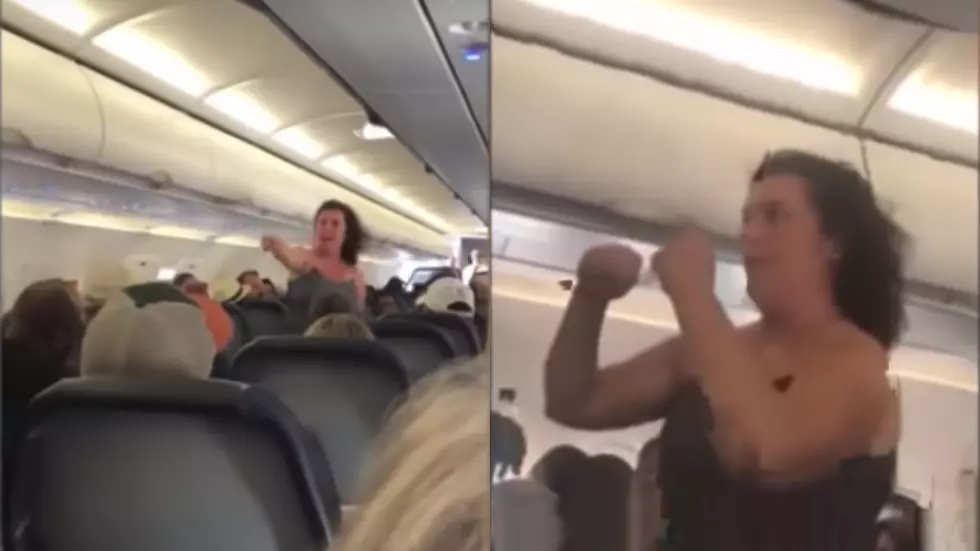 Woman Screams A LOT on Spirit Airlines Flight