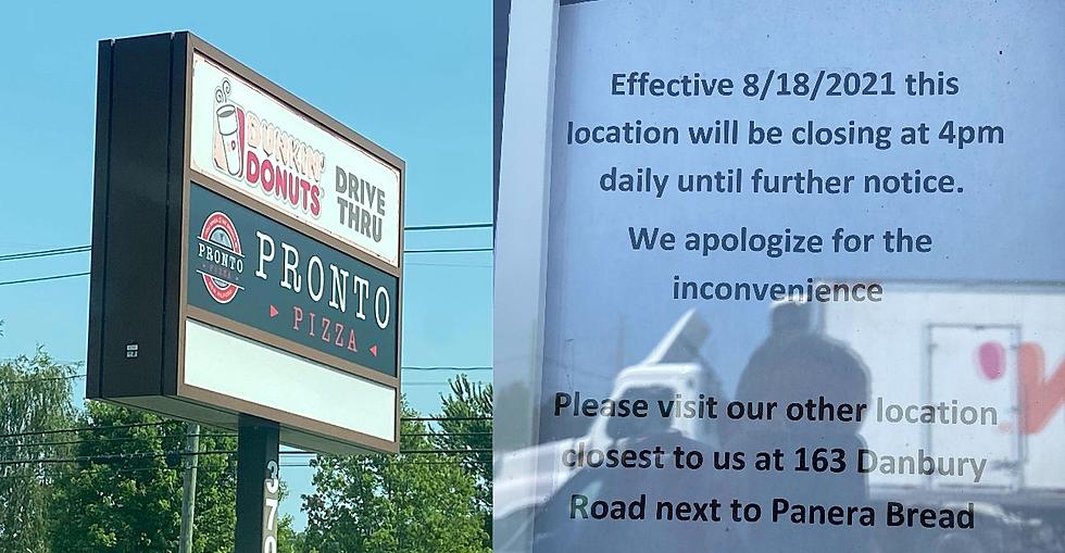 New Milford Dunkin’ Donuts Posts Note About Change to Hours, Interior Locked Without a Reason