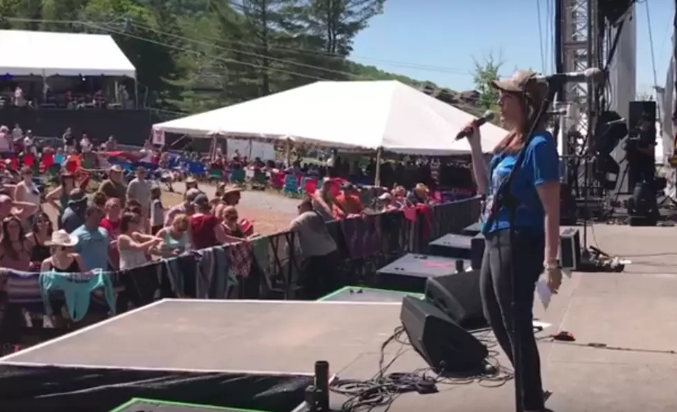 Linda G. Takes the Hunter Mountain Stage at Taste of Country Music Festival