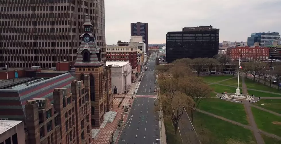Aerial Daytime Footage Shows What New Haven Looks Like During a Pandemic