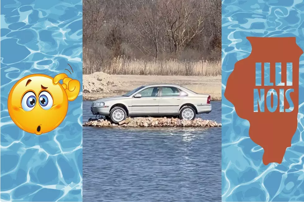 How a Volvo Got Stuck on a Tiny Island in North Central Illinois