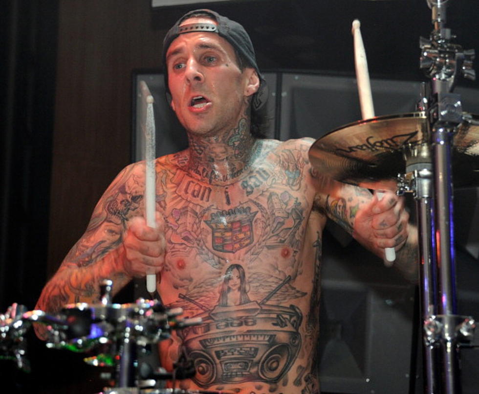 Blink 182 Drummer Travis Barker Repairs Tattoos He Lost In Plane Crash [AUDIO]