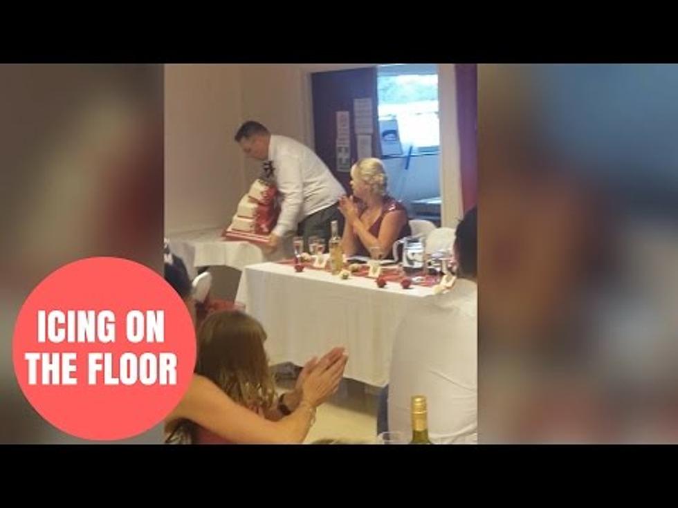 Dad Pranks Daughter By Dropping the Wedding Cake [VIDEO]