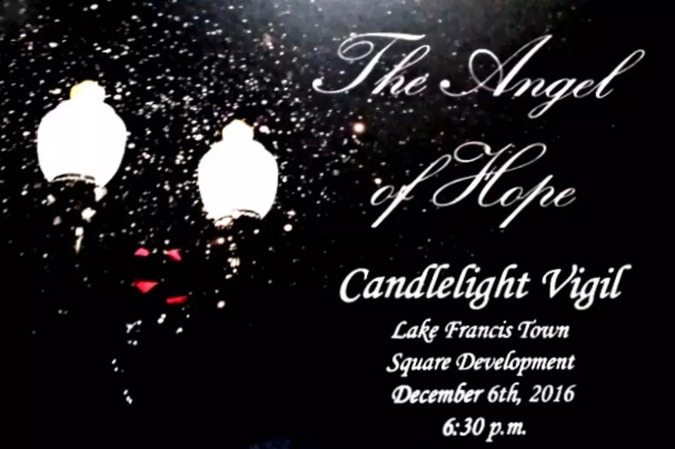 &#8220;The Angel Of Hope&#8221; Candlelight Vigil Tues. Dec 6th