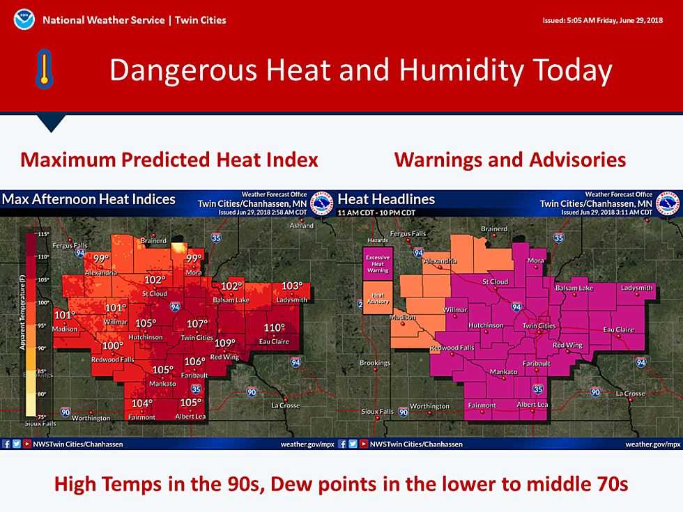 Excessive Heat Warning Issued For Central Minnesota