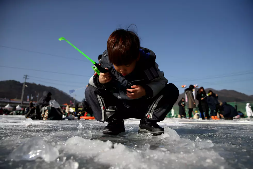 PARENTS: Take a Kid Ice Fishing Free This Weekend!