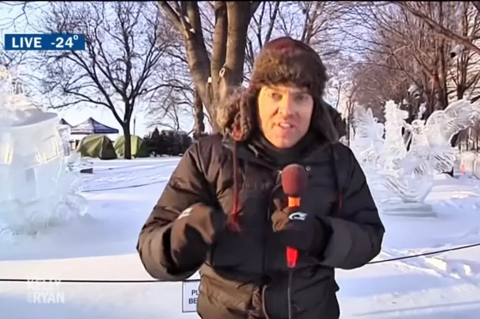 MN Reporter's Hilarious Weather Update on Live with Kelly & Ryan