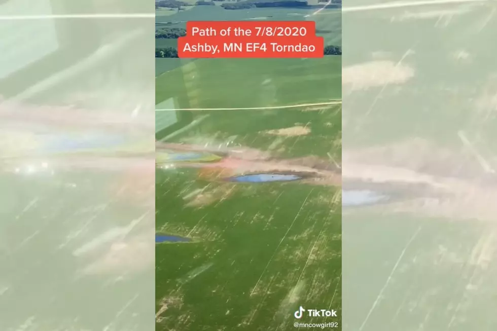 Video Shows Path, Aftermath of Ashby Tornado From Above [WATCH]