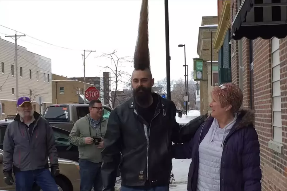 MN Man Sets Guinness World Record for Tallest Mohawk [WATCH]