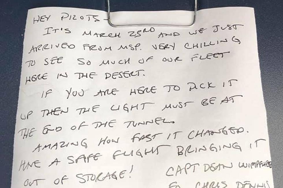 MN Pilot's COVID Note from MSP Flight Found 435 Days Later